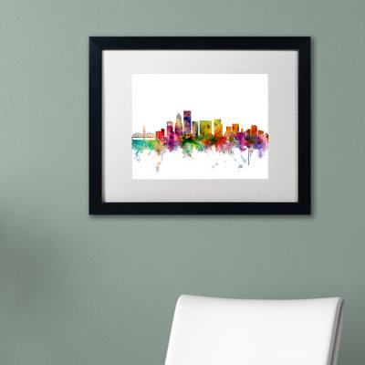 « portland oregon », impression encadrée