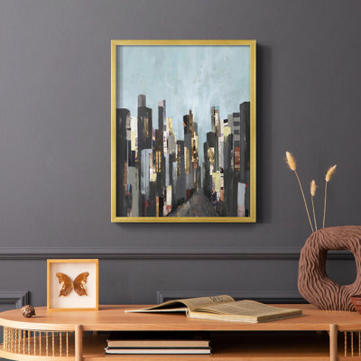 City Beat Framed Print - Solid Wood
