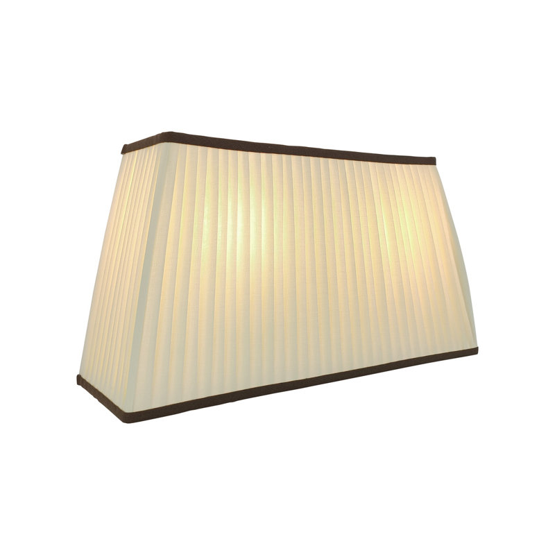 Amanda Lindroth Rectangle Flush Mounted Sconce, Brown