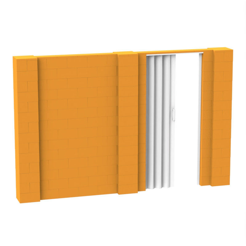 EverBlock Office Partitions, Yellow, 132"