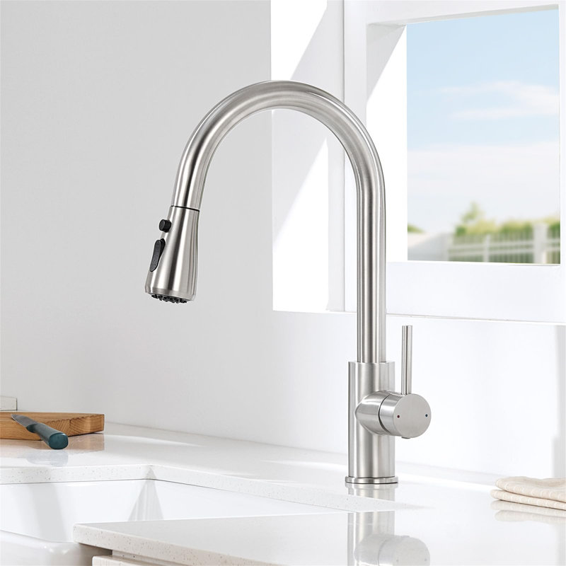 Belfry Kitchen Kitchen Faucet, Stainless Steel