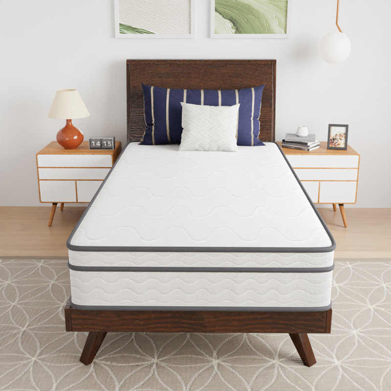 Scheinman FDW Firm Memory Foam Mattress, Twin, High Profile (10”)