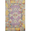 Tapis mauve en laine mauve à teinture végétale Oushak 10 x 13