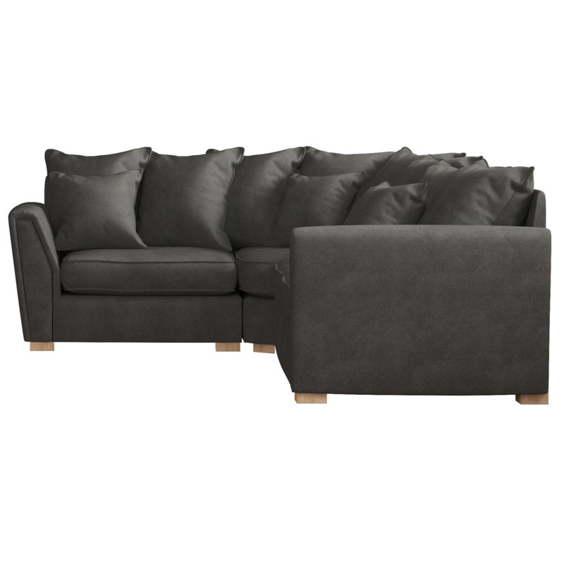 Wendleberry Corner with two seats, Scatter Back, Right Hand Facing, Marmalade Polyester