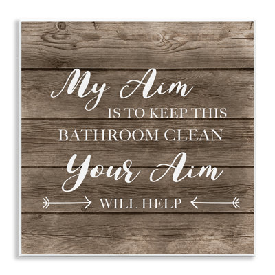 Votre but Propreté de la toilette Designs CAO amusants