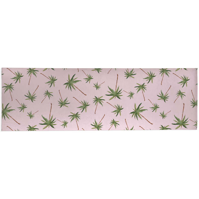 Summer Palms Outdoor Rug, Runner 2'6" x 8'
