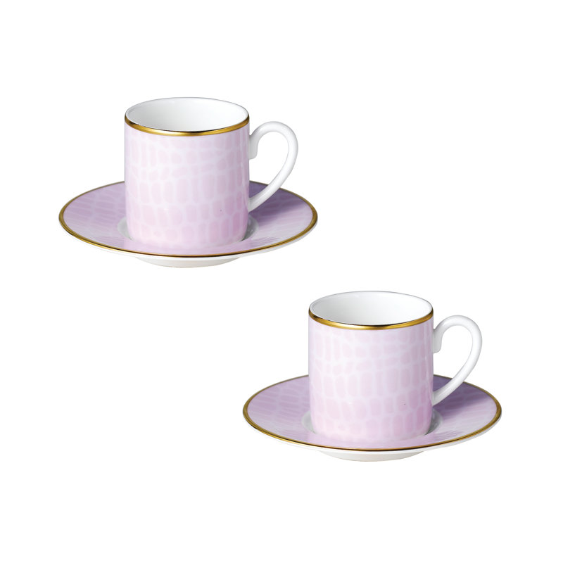Layla Espresso Cups and Saucers