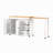74.8" Kitchen Island With Extendable Dining Table, Kitchen Storage Cart With 3 Drawers, Power Outlet, Rolling Kitchen Island On Wheels With Spice Rack And 2 Door Cabinet, For Kitchen-788988109