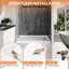 Ensemble de panneaux de douche muraux en acrylique 60 pièces x l 60 po x P 36 po x H 80 po avec 4 pièces de garniture, panneaux muraux imperméables et réglables pour douche à l'italienne-126555097-126287968