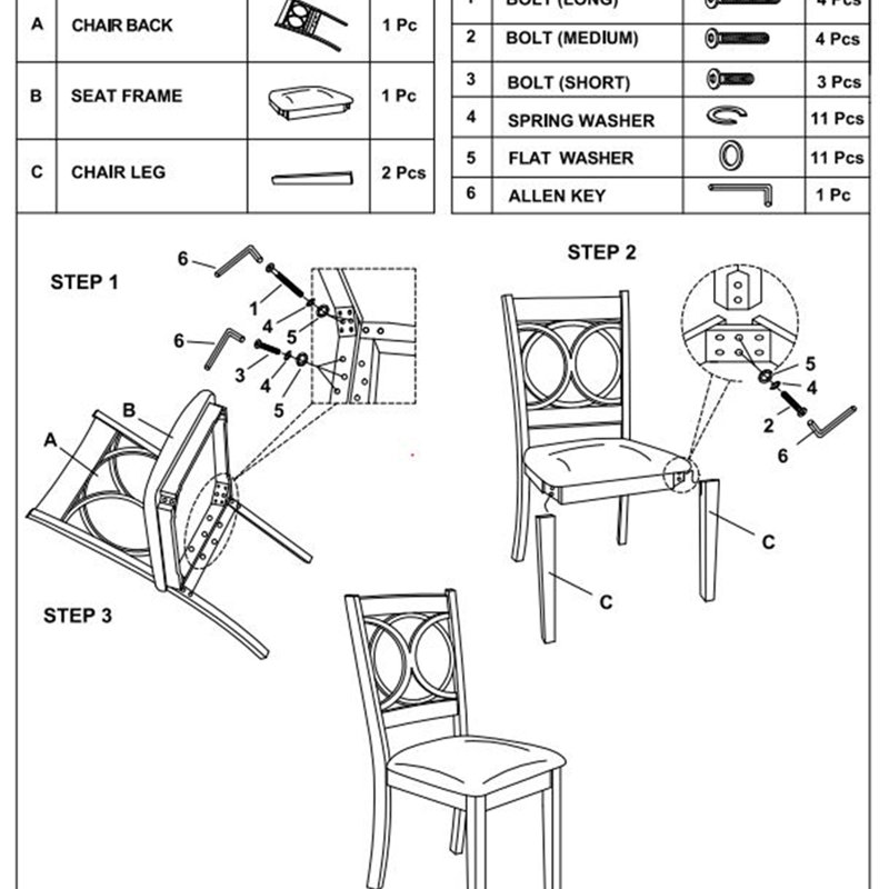 Classic Transitional Style Dining Chairs