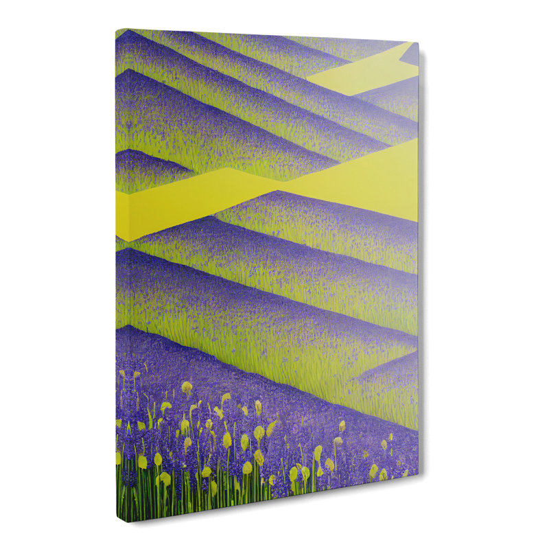 CAN-V0523-260X Bluebell Field Vol.1 - Wrapped Canvas Rectangle Print, 76cm H x 50cm W