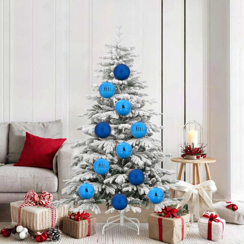 Christmas Bauble Set 9 pcs XL, Blue