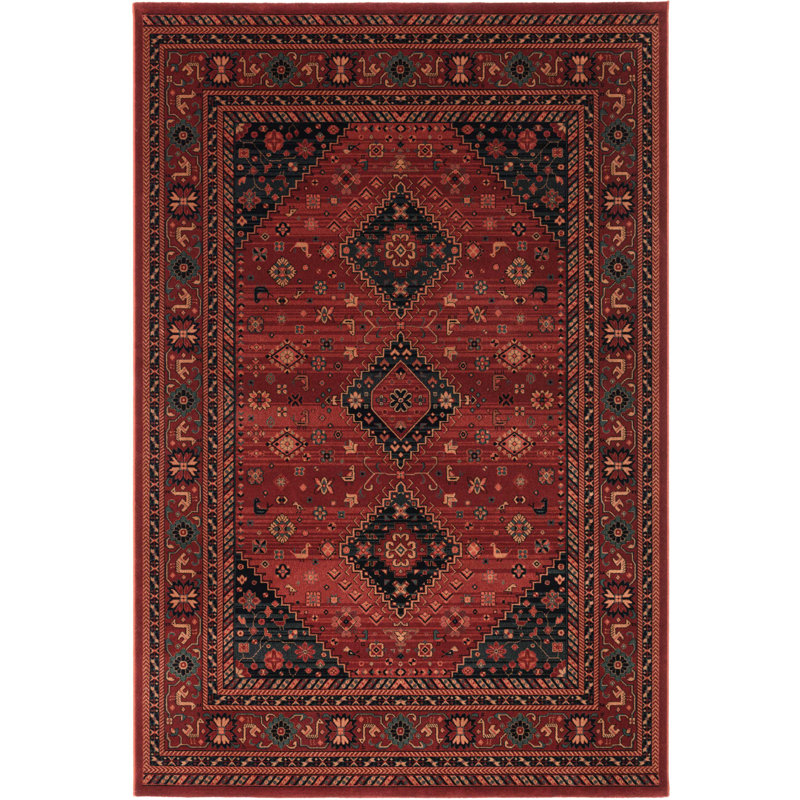 Abbeville Oriental Wool Area Rug, Rectangle 240 x 340cm