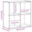 Selven 68.5cm H x 68.5cm W Bookcase-1717695535