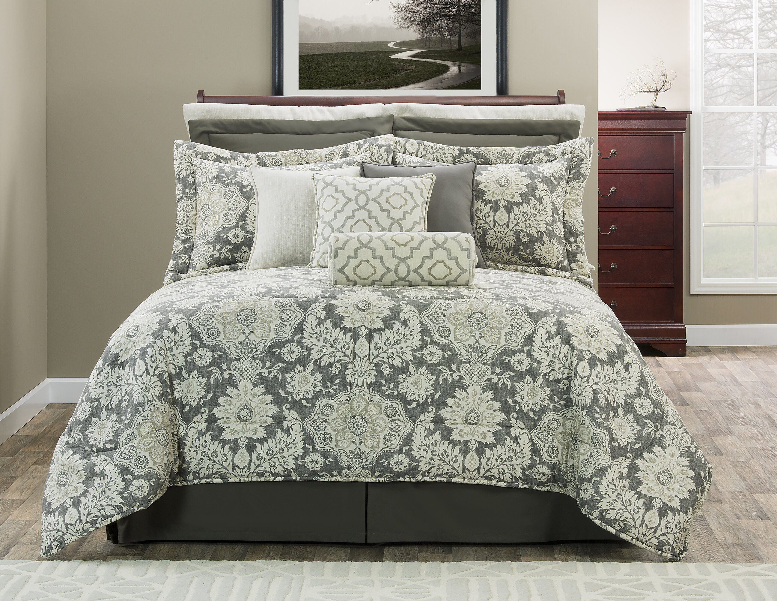 Harbor House Hallie 6-Piece Cotton Comforter Set - Cal King