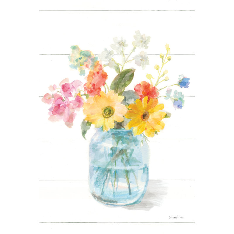 Homegrown Summer IV - Wrapped Canvas Print, 32" H x 48" W x 1.25" D