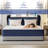 DreamHaven 12 inch King Mattress Hybrid Euro Top Medium Firm Mattress in a box Pocket Spring&Memory Foam,Motion Isolation,Fiberglass Free,King Size Mattress-283556205-283556200