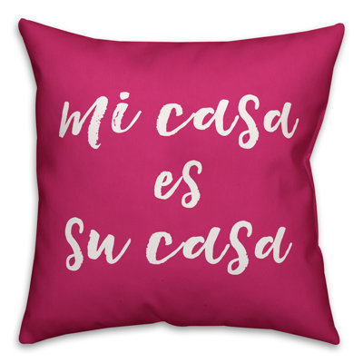  Coussin Mi Casa Es Su Casa