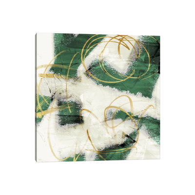 Reproduction d'art graphique sur toile tendue "Emerald Mustard" par Marcus Prime