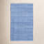 Herringbone French Blue/White Handwoven Indoor/Outdoor Rug-16308179