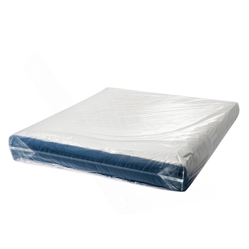 Plastic Mattress Bag 2 PK Bed Cover For Moving And Storage (2 Mil & Queen Size)