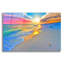 «Sunset Wall Beach Shell Landscape» par Ezra Tanner, art en verre acrylique Wal-698561389