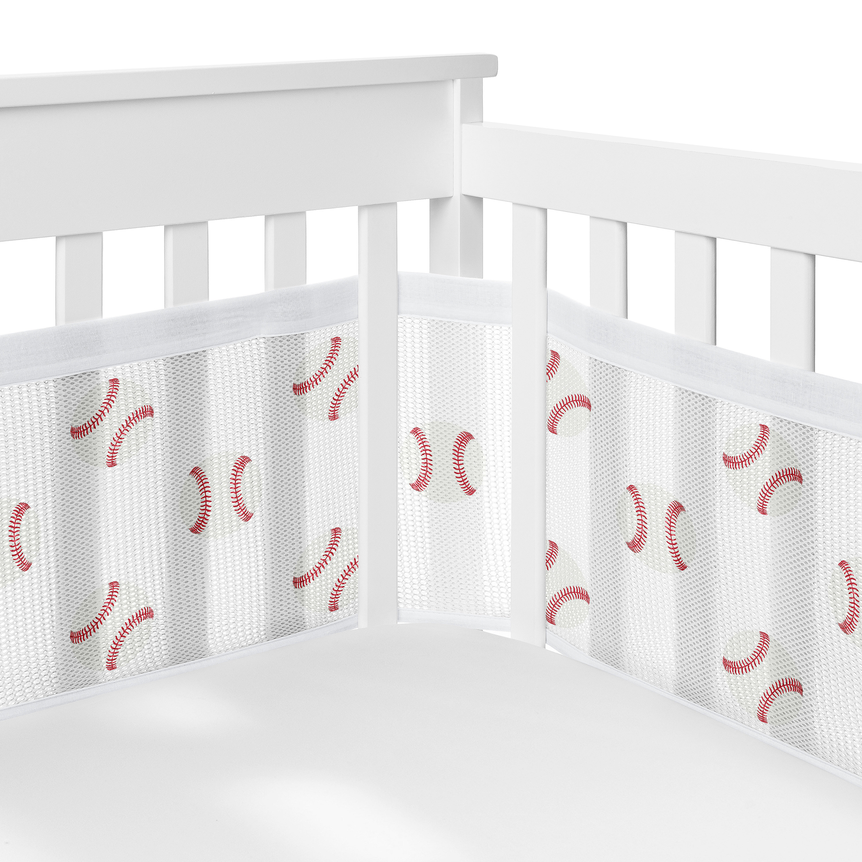 Sweet Jojo Designs Baseball Patch Collection Piece Crib