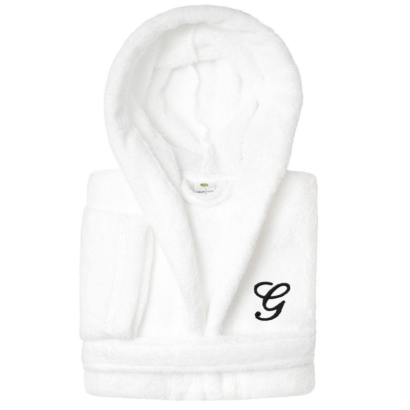 Peignoir à capuche double 100% polyester personnalisé, M, G
