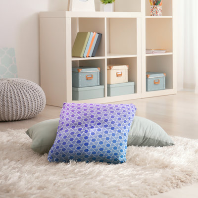 Coussin de plancher hexagonales et triangles