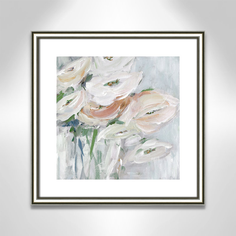 Impeccable - reproduction d'art, Papier avec cadre argenté, H 18,25 po x l 18,25 po x P 0,88 po