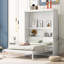 Lit escamotable moderne avec tablettes