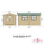 7.3 Ft. W x 13.7 Ft. D Shiplap Apex Wooden Shed-943347650