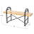 Eitri Wood and Metal Bench-1925504267