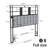Upholstered Headboard for Full Size Bed with 3 Tier Shelves,LED Lights and Charging Station,Height-Adjustable Headboard with Soft Backrest,Grey-1188183074