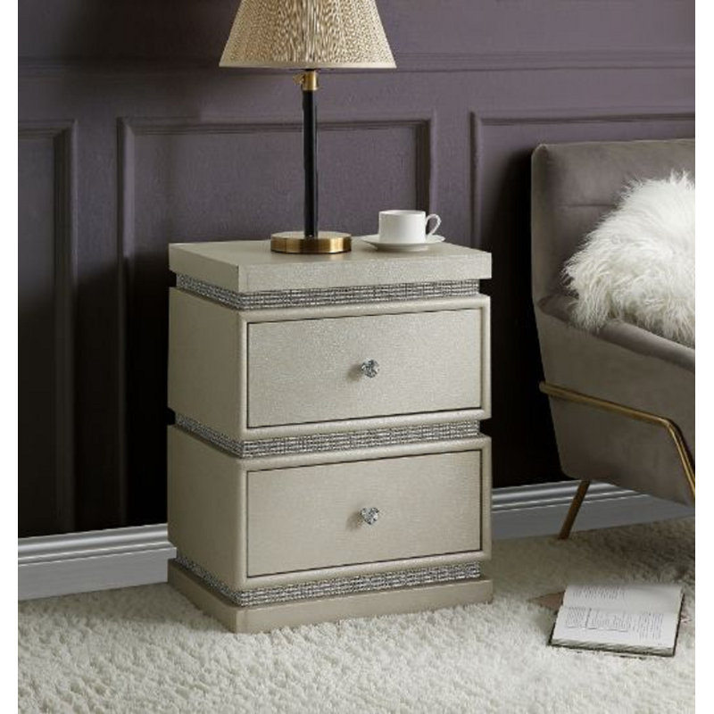 Manus Solid Wood Top 2 - Drawer End Table