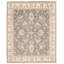Tapis décoratif en laine de conception unique 8 pi 1 po x 9 pi 9 po noué à la main New Age Ushak