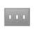 Metro 3-Gang Toggle Light Switch Wall Plate