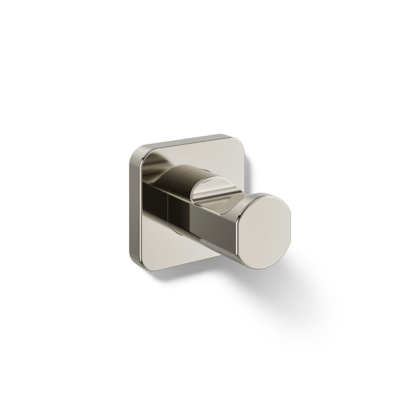 Parallel Robe Hook, Polished Nickle