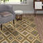 Geometric Wool Flatweave Area Rug-20206223