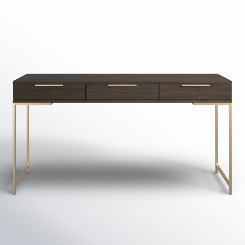 Rebel Standing Desk, Gold/Umber