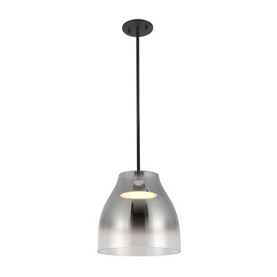 Single Light Glass Dimmable LED Pendant