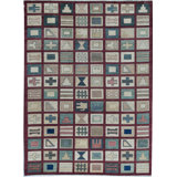 Pakistan Gabeh Wool Patchwork Area Rug