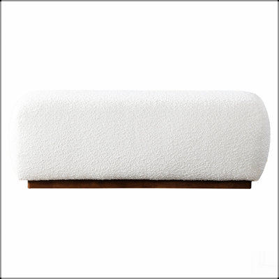 Banc Kelvin Ivory Boucle