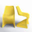 Chaise d'appoint de patio empilable Spector-794407272