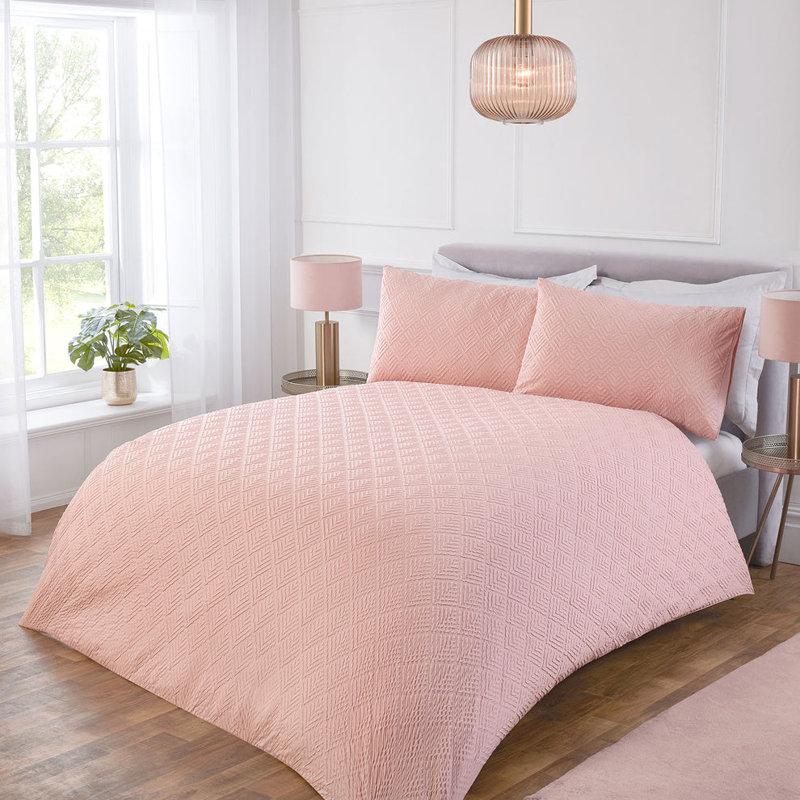 Polyester Solid Colour Duvet Cover Set, Single Bed (140 x200 cm)