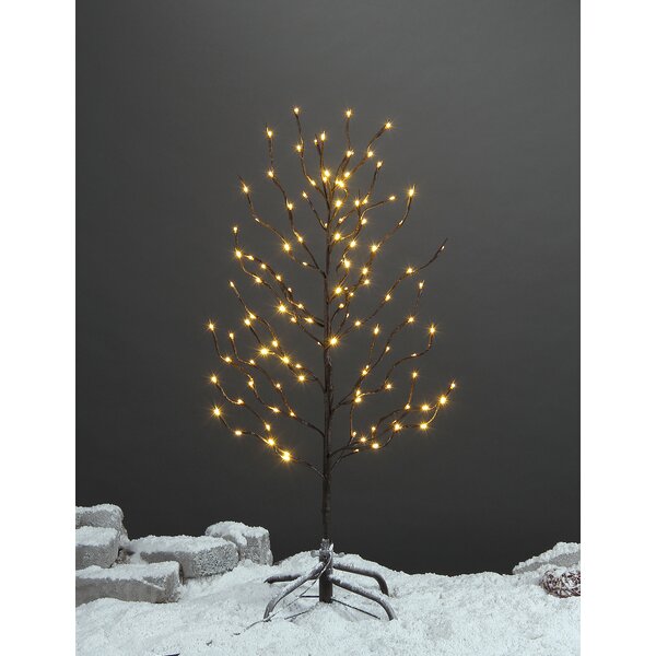 National Tree Company 32 Snowy Dunhill Fir Double-Sided Snowflake with Battery Operated LED Lights