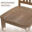 Chaise d'appoint à lattes en bois massif-1233253356