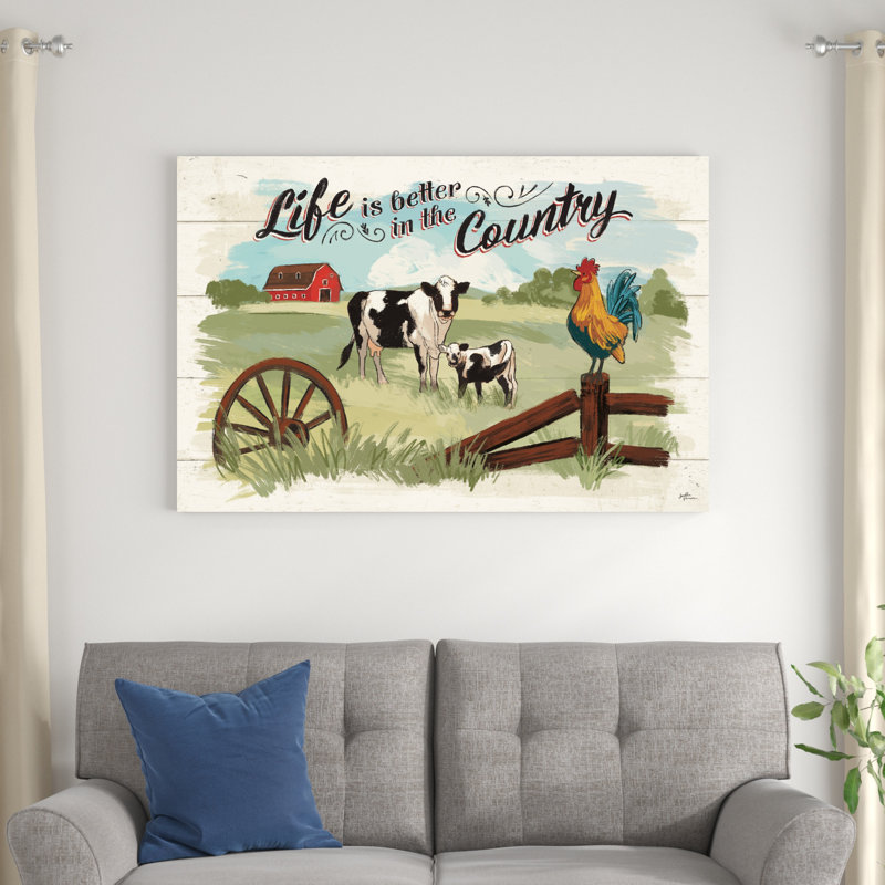 Farm Life I Rectangle, H 32 po x l 48 po