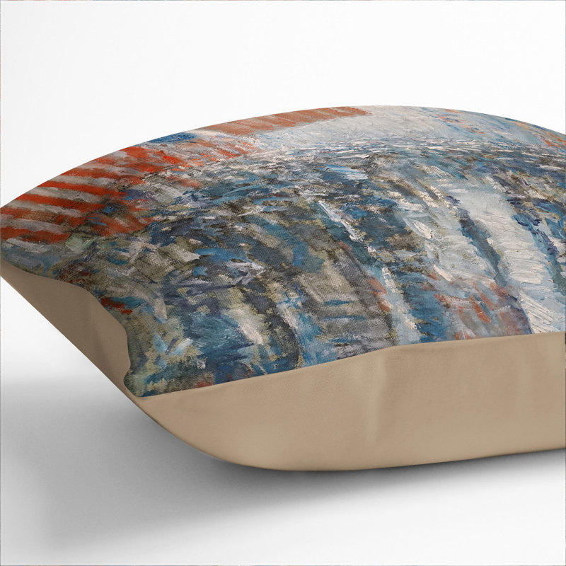 Square Cushion, 55cm H x 55cm W x 20cm D, Stone