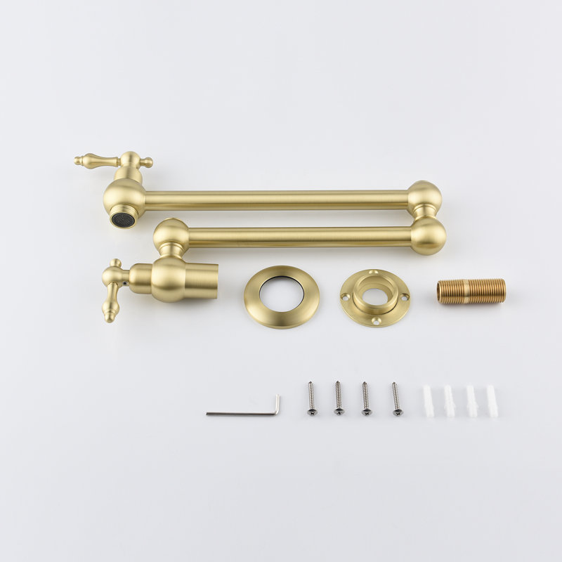 Pot Filler, Brushed Gold
